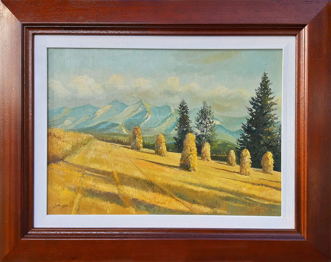 Ján Litvaj - Pohľad na Belianske tatry Ján Litvaj - Pohľad na Belianske tatry